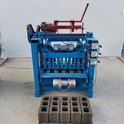 Best Selling Semi-automatic Hollow Concrete Block Brick Making Machine Mechanism for Construction Works