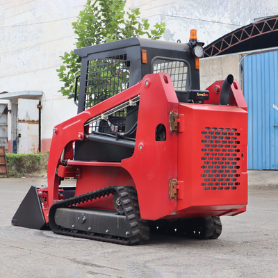 Diesel EPA CE Approved Track Skid Steer Loader Mini Pale Compatte Cingolate with Forestry Mulcher Attachments