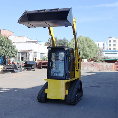EPA CE Diesel Large Skid Steer Loader Powerful Track Agricultural Mini Skid Steer Loader with Forestry Mulcher Attachments