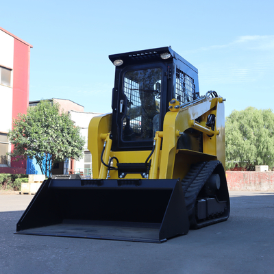 EPA CE Diesel Large Skid Steer Loader Powerful Track Agricultural Mini Skid Steer Loader with Forestry Mulcher Attachments