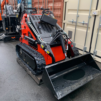 Free Shipping  Mini Track Loader diesel Skid Steer Loader with Mower  Electric Loader Backhoe