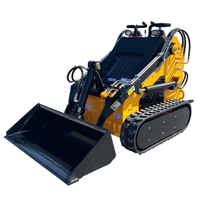 FREE SHIPPING Cheap Mini Skid Steer Loader with Hammer diesel Gasoline Engine Skeed Steer Loader