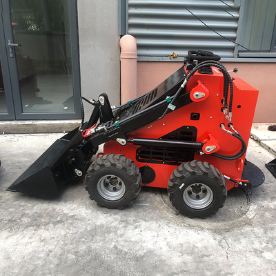 Free Shipping! Mini Diesel Wheel Loader with Pallet Fork and Snowplow Skid Steer Drive 5 Ton Rated Load Bucket Attachment