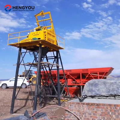 50m3/h 60m3/h Portable Concrete Batch Plant  Fully Automatic  Concrete Batching and Mixing Plant