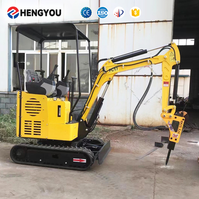 Free Shipping EPA Mini Digger Excavator 1.7 Ton Excavator Hydraulic Excavator
