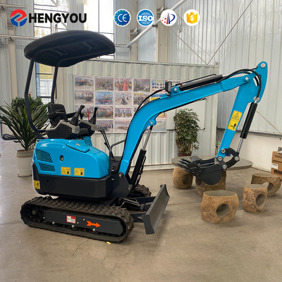 Free Shipping Farm 2 Ton Cheap Excavator Mini Excavator with Cab Drill Crusher Attachments