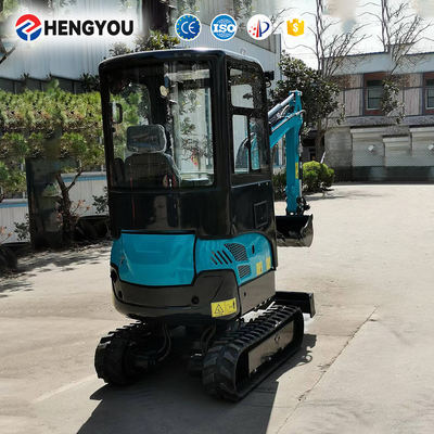 Free Shipping Farm 2 Ton Cheap Excavator Mini Excavator with Cab Drill Crusher Attachments