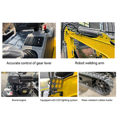 Discount Offer 1 Ton Mini Excavator Mini Excavator Cheap Mini Excavator for Construction Work