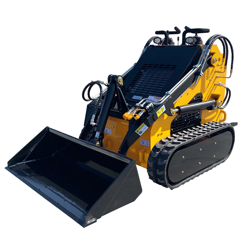 FREE SHIPPING Cheap Mini Skid Steer Loader with Hammer diesel Gasoline Engine Skeed Steer Loader