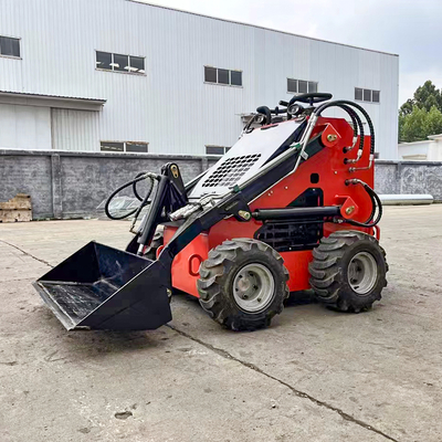 Euro 5 CE EPA   Mini diesel Skid Steer Loader with Mower Mini Loader Farm