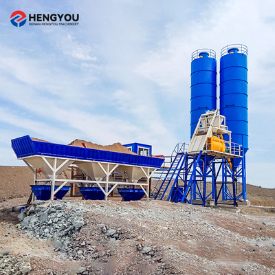 50m3/h 60m3/h Portable Concrete Batch Plant  Fully Automatic  Concrete Batching and Mixing Plant